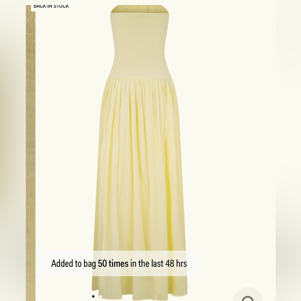 Meshki Maureen Cotton Shirring Maxi Dress (XXS, NWT) - Picture 5 of 9